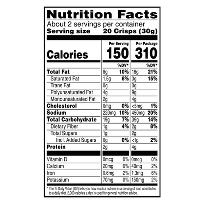 Cheez-It Snap'd Cheddar Sour Cream & Onion Crackers 2.2oz