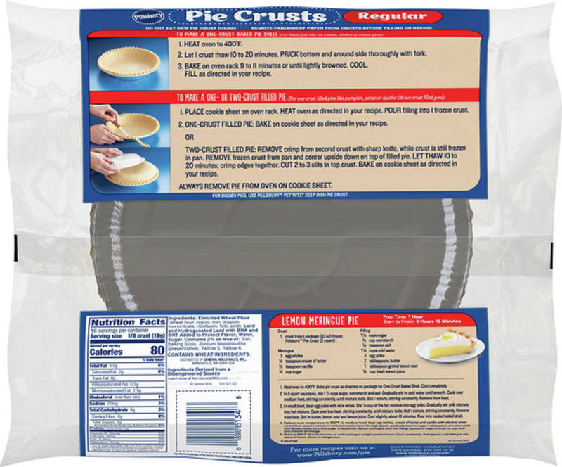 Pillsbury Frozen Pie Crust, 2ct