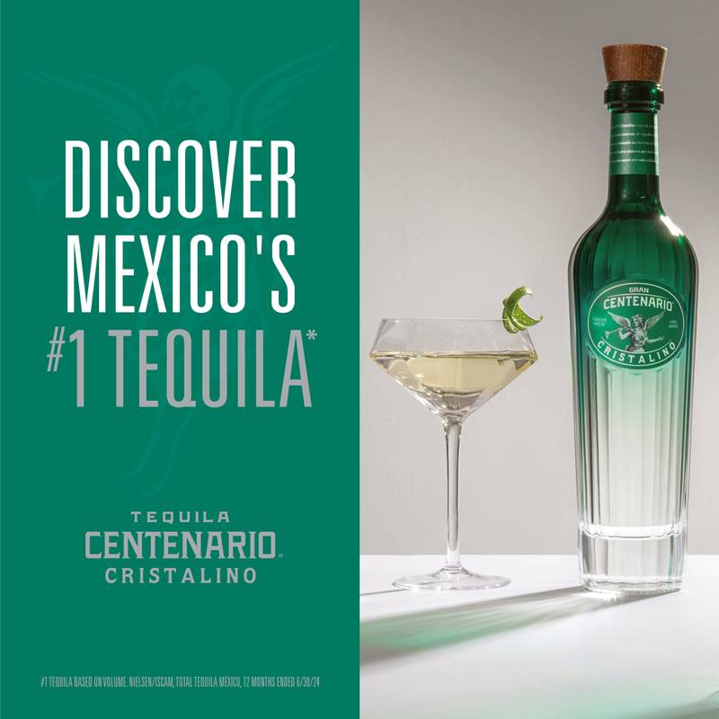 Gran Centenario Cristalino Tequila 750ml (80 Proof)