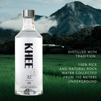 KHEE 22 Premium Soju 375ml (44 Proof)