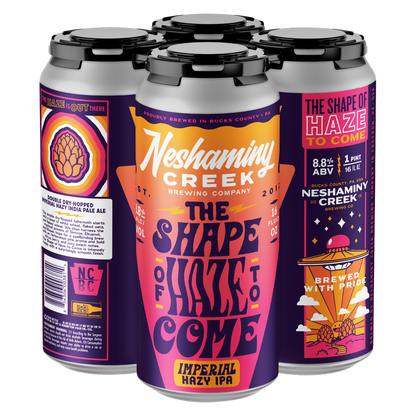 Neshaminy Creek The Shape of Haze To Come Hazy IPA 4pk 16oz Can 8.8% ABV