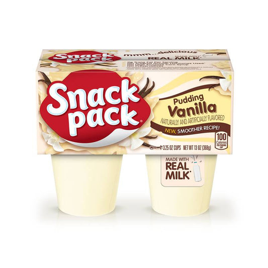 Snack Pack Vanilla Pudding - 4ct
