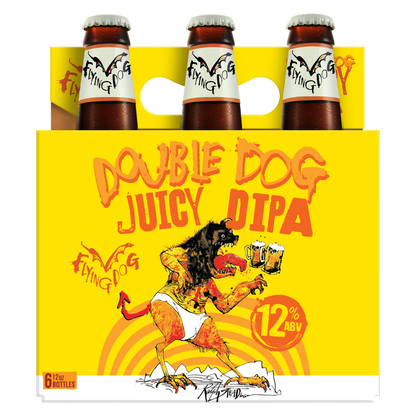 Flying Dog Double Dog Juicy IPA 6pk 12oz Bottle 12% ABV