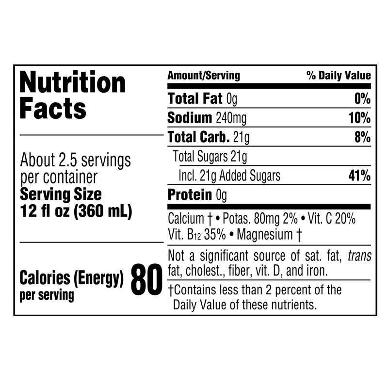 Powerade Fruit Punch 28oz Btl