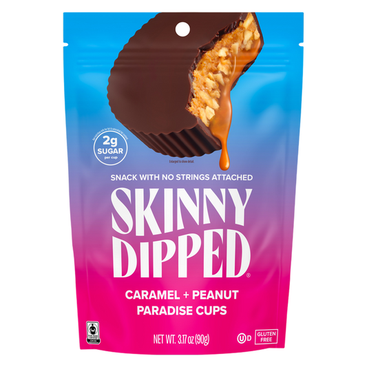SkinnyDipped Caramel Peanut Paradise Cups, 3.17oz