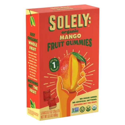 Solely Fruit Gummies Mango & Strawberry, 5ct