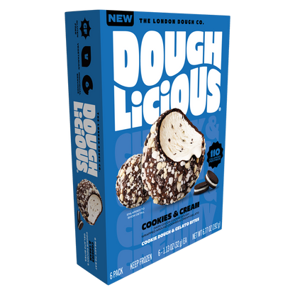 Doughlicious Cookies n Cream Gelato Bites 6ct