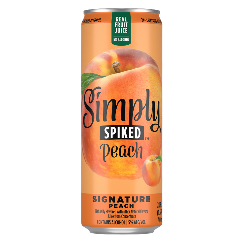 Simply Spiked Peach 24oz Can