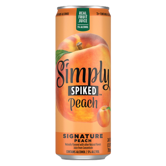 Simply Spiked Peach 24oz Can