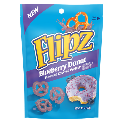 Flipz Pretzels Blueberry Donut, 4.3 oz