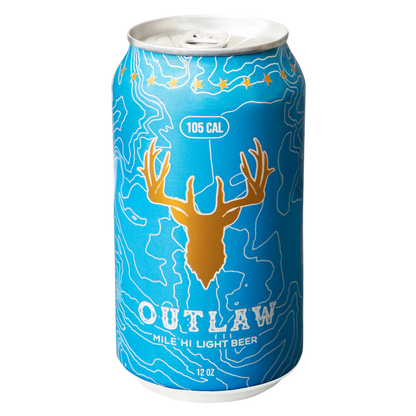 Tivoli Outlaw Mile Hi Light Beer 12pk 12oz Can 4.2% ABV