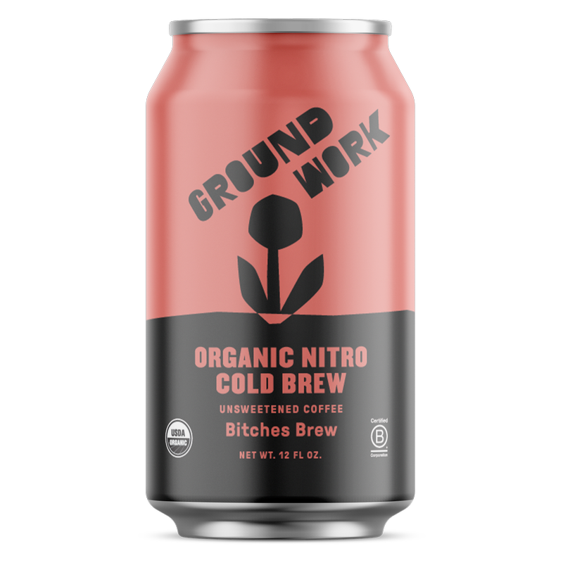 Groundwork Organic Bitches Brew Nitro Cold Brew 12oz Can