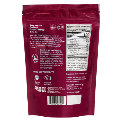 Everyday Nutz Black Sunflower Seeds 3.5oz