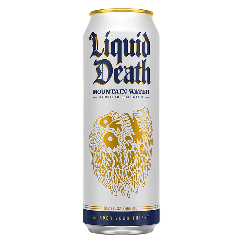 Liquid Death Mountain Water 19.2oz King Size Can