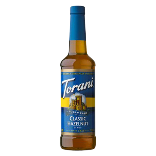 Torani Sugar Free Hazelnut Syrup 750mL Btl