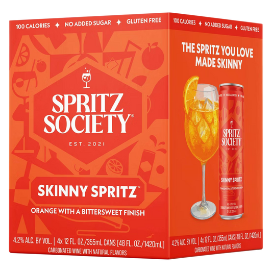 Spritz Society Skinny Spritz 4pk 12oz Can