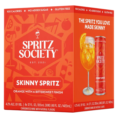 Spritz Society Skinny Spritz 4pk 12oz Can 4.2% ABV