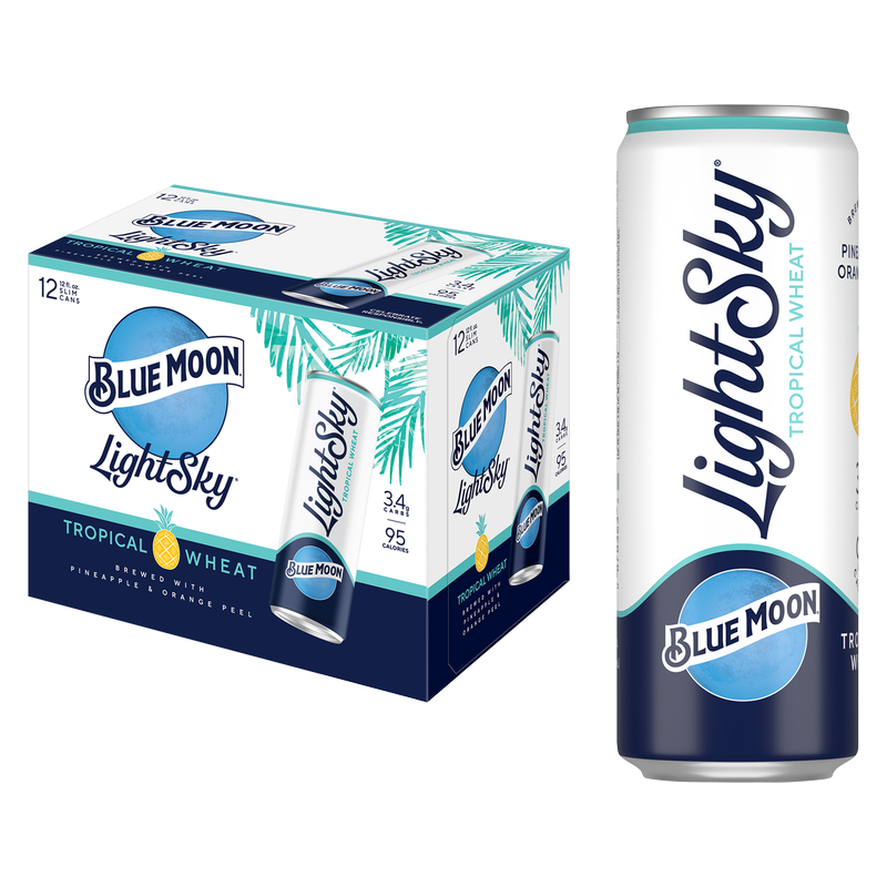 Blue Moon Light Sky Tropical Wheat 12pk 12oz Can 4.0% ABV