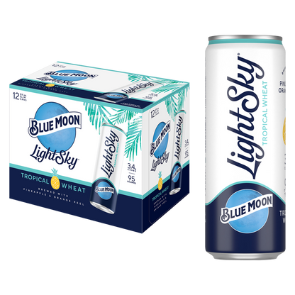 Blue Moon Light Sky Tropical Wheat 12pk 12oz Can 4.0% ABV