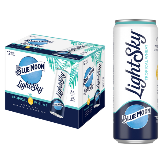 Blue Moon Light Sky Tropical Wheat 12pk 12oz Can 4.0% ABV