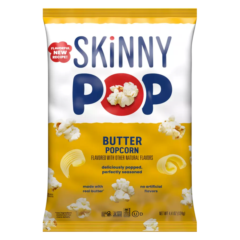 Skinny Pop Real Butter Popcorn 4.4oz
