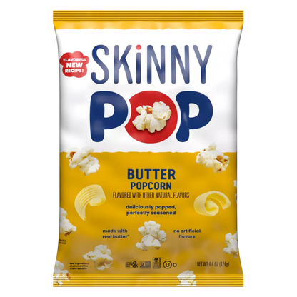 Skinny Pop Real Butter Popcorn 4.4oz