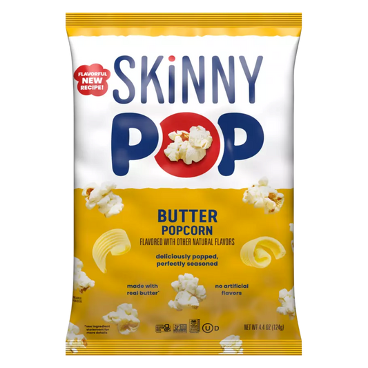 Skinny Pop Real Butter Popcorn 4.4oz