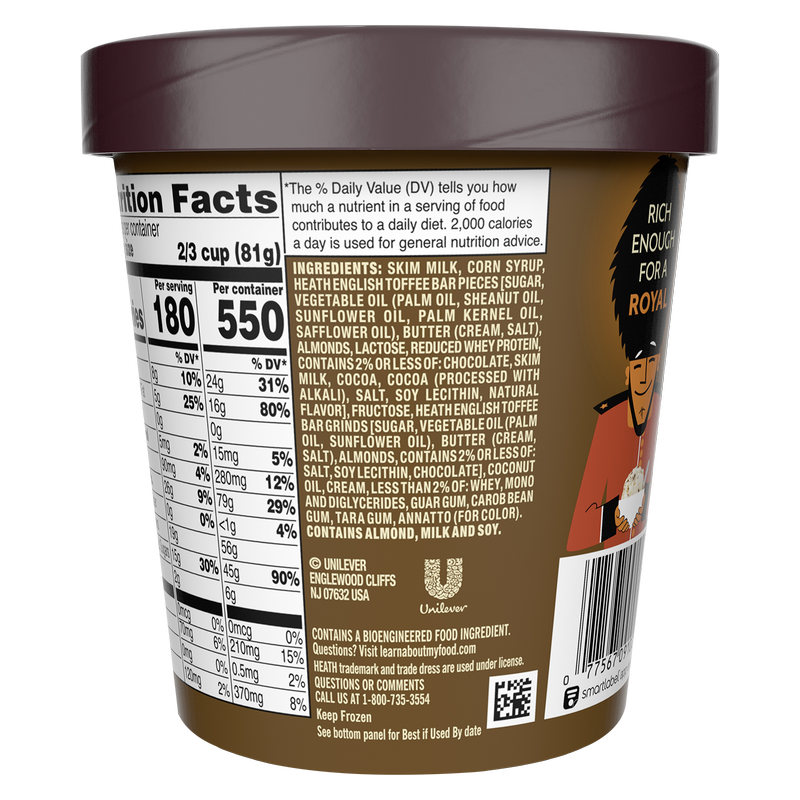 Breyers Heath Toffee Caramel Ice Cream Pint