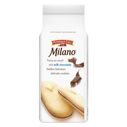 Milano Double Milk Chocolate Cookies 7.5oz