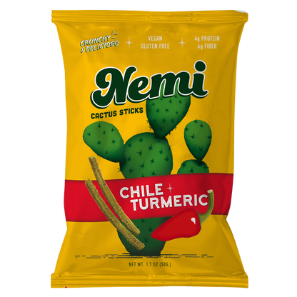 Nemi Snacks Chile Turmeric Cactus Sticks 1.7oz