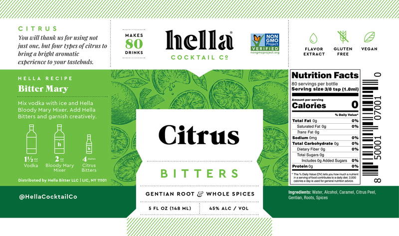 Hella Cocktail Co. Citrus Bitters 5oz