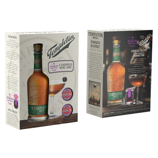 Templeton Rye Whiskey 4 Yr Gift Pack 750ml