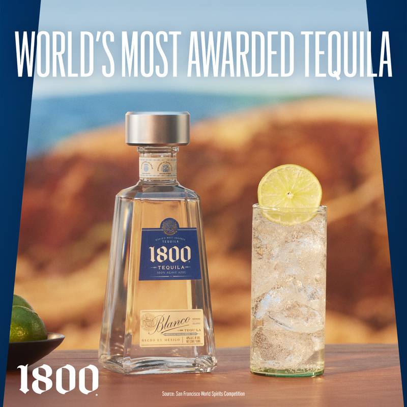 1800 Tequila Blanco 375ml (80 Proof)