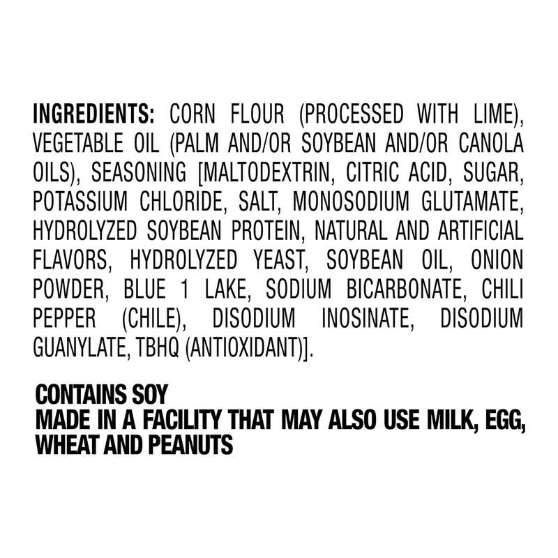 Takis Blue Heat Spicy Rolled Tortilla Chips Sharing Size Bag 9.9oz