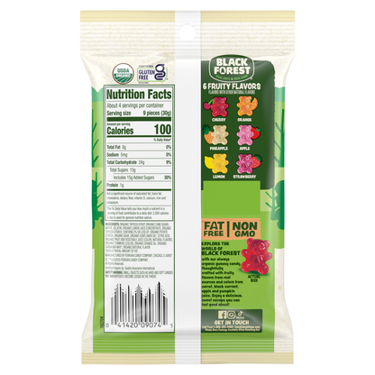 Black Forest Organic Gummy Bear, 4.5oz