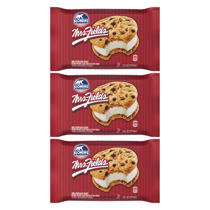 Mrs. Fields Cookie Ice Cream Sandwich Bundle 3CT