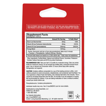 5-hour ENERGY Shot Regular Strength Berry 2pk 1.93oz Btl