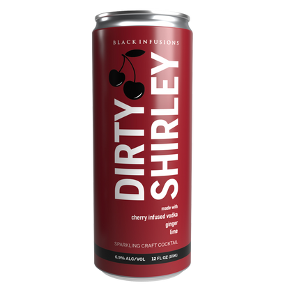 Black Infusions Dirty Shirley Ready-To-Drink Cocktail 4pk 12oz Can 6.9% ABV