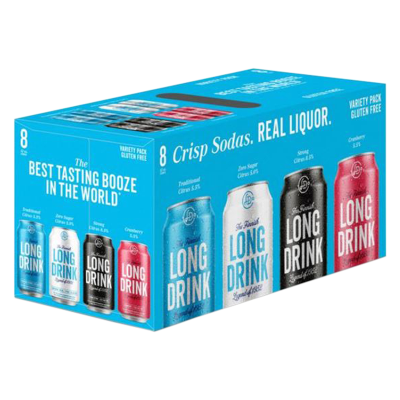 Long Drink Variety 8pk 355ml Can 5.5% ABV