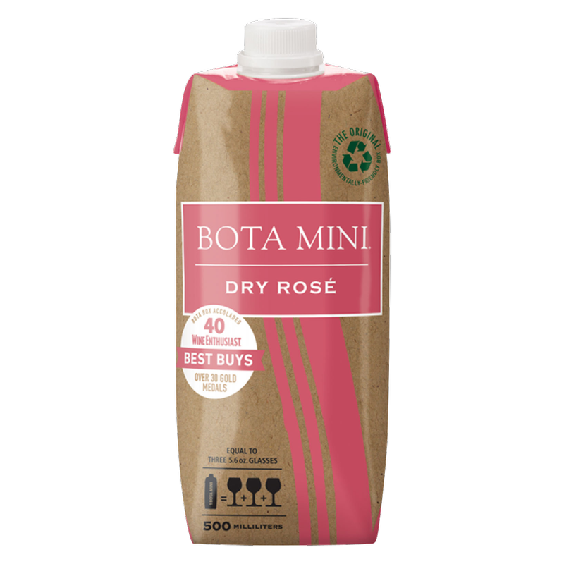 Bota Mini Dry Rose 500 ml Tetra Pack