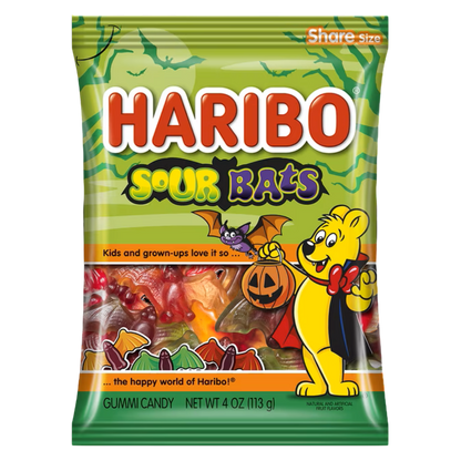 Haribo Sour Bats, 4oz