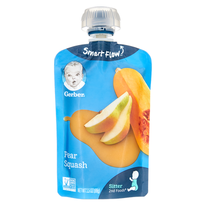 Gerber Pouch Pear Squash 3.5oz