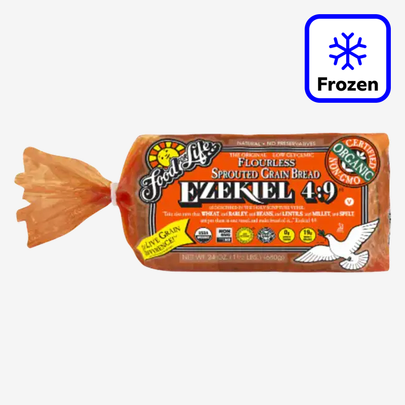 Food For Life Ezekiel 4:9 Organic Frozen Sprouted Grain Bread - 24oz