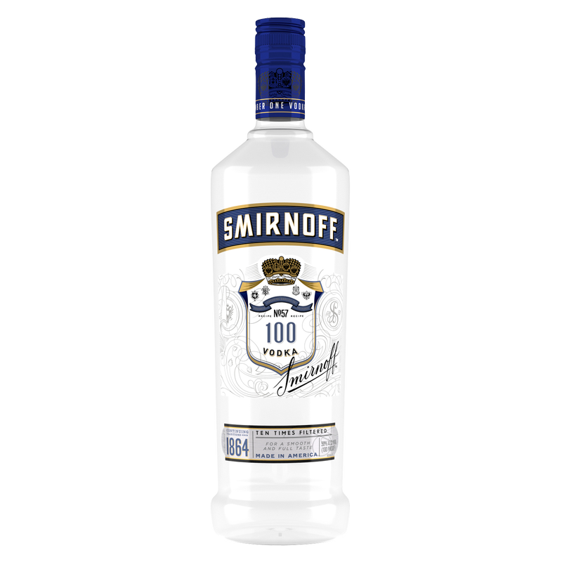 Smirnoff 100 Proof 1L