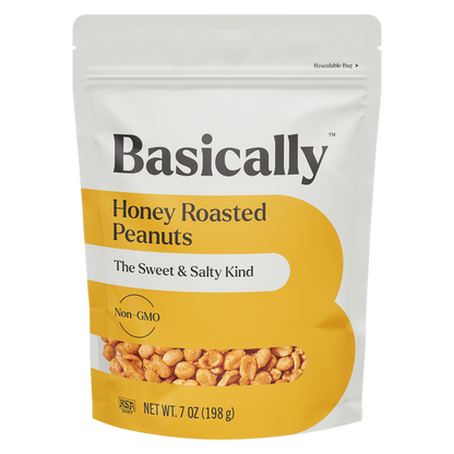 Basically Honey Roasted Peanuts 7oz