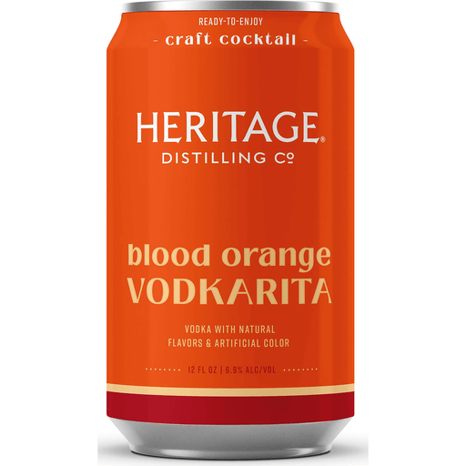 Heritage Distilling Co Blood Orange Vodkarita 4pk 12oz Can 6.9% ABV