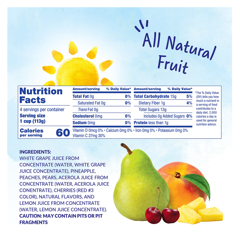 Dole Fruit Bowls Cherry Mixed Fruit in 100% Fruit Juice 7oz