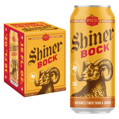 Shiner Bock (4PKC 16 OZ)