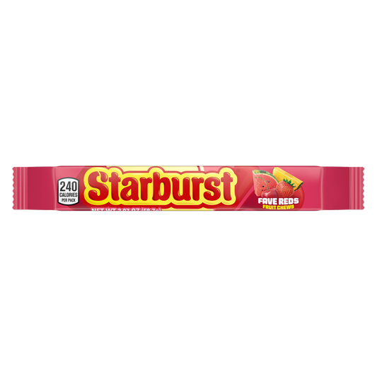 Starburst FaveREDs Chewy Singles, 2.07 oz