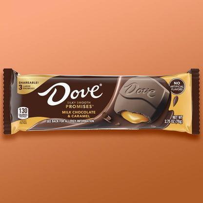 Dove Promises Milk Chocolate Caramel King Size Candy Bar 2.75oz